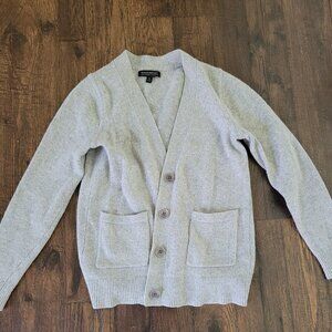 Banana Rebuplic Italian Wool and Cashmere Cardigan Boyfriend Sweater M Medium Gr